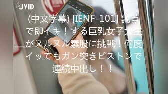 (中文字幕) [IENF-101] 乳首で即イキ！する巨乳女子大生がヌルヌル素股に挑戦！何度イッてもガン突きピストンで連続中出し！！